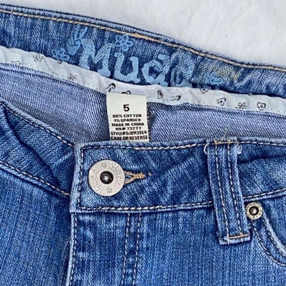 Mudd vintage distressed denim jeans size 5 - Picture 9 of 16